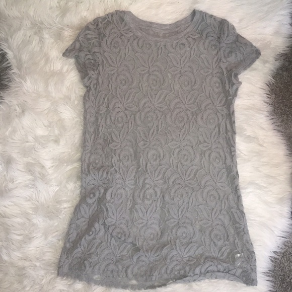 Grey Lace Anthropologie Dress - Picture 1 of 3